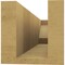 Ekena Millwork 4in. W x 4in. H x 16in. L Clemmons Woodgrain TimberThane Rafter Tail, Primed Tan RFTUR04X04X16CLERCPR - alternate 5